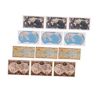 ZUNOXAZ 12 Pezzi Mappa Miniatura per Decorazione Casa Accessorio per Miniature Decorazione per Della Stanza Giocattoli Design Realistico e Attraente
