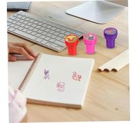 ZUNOXAZ 12 Timbri Mini Animali Cartoni Animati per Kit Timbri Autoinchiostranti Facili da Usare per attività Creative Ricompense Scolastiche e Feste Stampini Lavabili e Maneggevoli