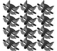 ZUNOXAZ 15 pezzi Maschere Animali per Elastico Mezza Faccia Lupo per Feste e Halloween Maschere Riutilizzabili per Accessori Cosplay e Recite Scolastiche