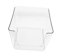 ZUNOXAZ 1pezzi Contenitore Per Libri in Plastica Trasparente Scatola Portaoggetti Classe Biblioteca Per Riporre Giornali Riviste e Altri Oggetti