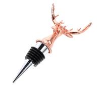 ZUNOXAZ 1pezzi Tappo Per Bottiglia Di Vino Forma Di Testa Di Cervo in Lega Di Zinco Buona Capacità Di Tenuta Pratico e Durevole Per Conservazione Del Vino