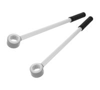 ZUNOXAZ 2 pezzi Asta Estensibile per Apertura Finestre Push Pull Manico Antiscivolo Grigio Accessorio Sicuro per Anziani Cucina Camera e Finestra Vasistas