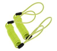 ZUNOXAZ 2 pezzi Bloccadisco con Cavo in Acciaio Rivestito PVC Lucchetto Sicurezza per Antifurto Resistente e Facile da Installare