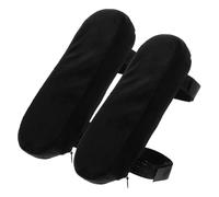 ZUNOXAZ 2 Pezzi Cuscinetti Braccioli per Sedia Ufficio in Memory Foam Imbottitura Ergonomica per Bracciolo Scrivania Poggiagomiti Morbido e Resistente per Sedia Gioco e Ufficio Sollievo