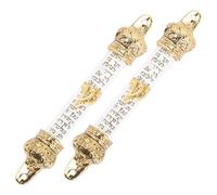 ZUNOXAZ 2 Pezzi Mezuzah in Metallo Vintage per Porta Laterale Decorazione Religiosa Ebraica per Casa Corona Biblica da Mitzvah