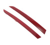 ZUNOXAZ 2 Pezzi Riflettore Posteriore Rosso per Paraurti Compatibile con BMW da Facile Installazione Senza Strumenti Sicurezza Migliorata per Guida Notturna Design Elegante e Precisamente