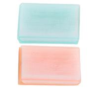 ZUNOXAZ 2 pezzi Shampoo Morbido per Ragazzo Ragazza Spugna Massaggio Delicato Capelli e Cuoio Capelluto Stimolante per Uso Multiuso Portatile