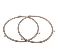 ZUNOXAZ 2 pezzi Supporti Rotanti per Piatto di Supporto in Plastica Bianca Resistente Ricambio per Forno con Funzione Rotante Facili da Sostituire e Durevoli