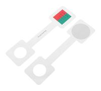 ZUNOXAZ 2 Schede per Test Dell'occhio Dominante, Strumento per Esame Optometrico Compatto, Accessorio per Test della Vista Preciso per Cliniche e Negozi di Ottica