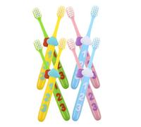 ZUNOXAZ 2 Set Di Spazzolino Da Denti Per Con Manico A Forma Di Cartone Animato Con Numero Di Denti Per Bambine Età Giornaliera Setole Morbide E Delicate Per Di Età Compresa Tra 1 E 3