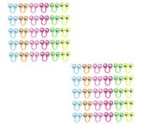 ZUNOXAZ 2 Set Interattivi Per Dito Giocattoli Educativi Per Assortiti Per Giocare Raccontare E Apprendere Creativamente Colore Casuale 30 Pezzi * 2
