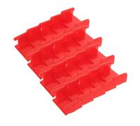 ZUNOXAZ 20 pezzi Clip per Binari Trenino Rosse in Plastica Resistente Accessori Sicuri per Collegamenti Stabili e Duraturi per Collezionisti di Modellini