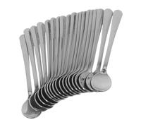 ZUNOXAZ 20 Pezzi Cucchiaini da Caffè in Acciaio 304 Mini Cucchiai da Dessert e Spezie Manico per Mescolare Caffè Tè Zucchero e Gelato Facili da Pulire e Portatili