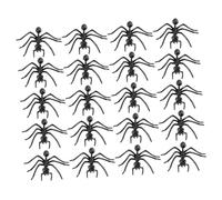 ZUNOXAZ 20pezzi Modelli di Formica in Plastica Simulati per Halloween di Decorazione di Figurina per Feste di Compleanno e Teatro di Marionette