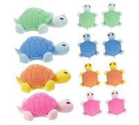 ZUNOXAZ 24 Gomme da Cancellare Colorate Cartoon per Gommine per Scuola e Regalo Compleanno Colore Casuale Colore Casuale