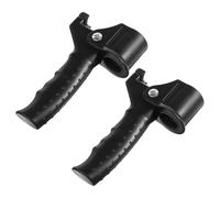 ZUNOXAZ 2pezzi Ausilio per Bastone per Anziani Impugnatura Offset in Plastica Antiscivolo Adattatore per Bastone da Passeggio Supporto Robusto Design Pieghevole Manico Ergonomico