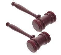 ZUNOXAZ 2pezzi Martelletto Giocattolo per Ragazzo Ragazza Ragazza Martello del Giudice Giocattolo Martelletto Martello per Giochi di Ruolo per Aste Giudice