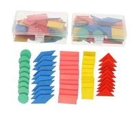 ZUNOXAZ 2sets Puzzle Geometrici Legno Per Ragazzo Ragazza Gioco Educativo Sviluppo Delle Forme Per Attività Didattica Per Ragazzi e Ragazze Per Compleanno e Festival