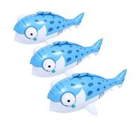 ZUNOXAZ 3 Pezzi Pesci Gonfiabili Giocattolo Galleggiante Forma di Pesce Resistente e Portatile per Piscina Decorazioni per Feste Tema Oceano e Compleanni con Attività Acquatiche
