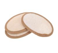 ZUNOXAZ 3 pezzi Spugne Esfolianti in Loofah Naturale per Doccia con Laccetto Spugna Corpo Morbida e Traspirante Pulizia e Rimozione Cellule Morte Adatta per Uomo e Donna Design Pratico e