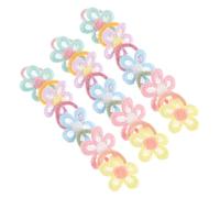ZUNOXAZ 30 Pezzi Elastici per Capelli Bambina Morbidi e Colorati Fasce Elastiche Sottile e Spesse per Capelli Sottili e Spessi Accessori per Coda di Cavallo Sicuri e Delicati Tenuta