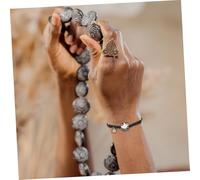 ZUNOXAZ 3pezzi Con Ciondolo Forma Di Gatto in Giapponese Con Corda Di Cera e Campanello Regolabile Per Donne e Ragazze