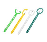 ZUNOXAZ 4 pezzi Allenatori Muscolari per Flessibilità Punta Lingua Dispositivo Rieducazione del Linguaggio e Riabilitazione del Parlato Strumento Riutilizzabile per Esercizi Bocca e