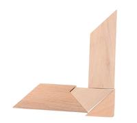 ZUNOXAZ 4 Puzzle Rompicapo T Shape in Legno Faggio Intelligenti per Adulti e Gioco Educativo per Creatività e Abilità Logiche Giocattolo Brain Teaser