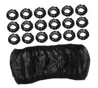 ZUNOXAZ 40 pezzi Coperture Pneumatici Elastiche per Ruote Carrozzina in Tessuto Non Tessuto Nero Protettive Leggere e Facili da Installare per Ruote Carrozzine Disabili e Bici Portatili