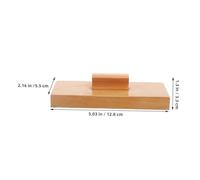 ZUNOXAZ 4pezzi Nacchere in Legno Per Ragazzo Ragazza Strumenti Percussione Con Impugnatura Ergonomica Per Attività Educative Musicali Giocattoli Musicali Per Ragazzo Ragazza Piccoli Con