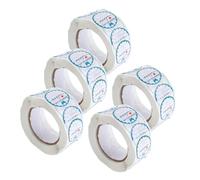 ZUNOXAZ 5 Etichette per Vasetti con Linee Etichette per Fatte Mano per Sacchetti Biscotti e Conserve