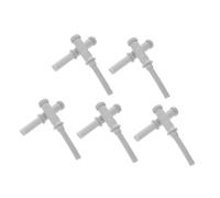 ZUNOXAZ 5 paia Maniglie per Cavallo Dondolo Impugnature Filettate in Plastica Sicura Accessori per Gioco Compatibili con Giocattoli da Corsa per Uso Interno ed Esterno