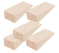 ZUNOXAZ 5 Pezzi Fermaporta in Triangolare Cunei Resistenti Antiscivolo per Casa e Ufficio Pesante per Pavimenti in Moquette e Piastrelle