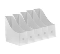 ZUNOXAZ 5pezzi Organizer Per Documenti in Plastica Scaffale Da Ufficio Scatola Per Schedari Organizer Per Portadocumenti Resistente e Durevole Per Aule Uffici e Dormitori Classificazione c