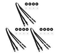 ZUNOXAZ 6 Pezzi Cinghie Di Fissaggio Per Mobili Televisione Cinghie Di Sicurezza Per Mobili Per Tracolla Regolabile Sulla Prevenzione Black