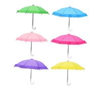 ZUNOXAZ 6 Pezzi Mini Ombrello per Decorazioni e Accessori per Fotografia Ombrellini Adatti e Casa Facili da Trasportare e Posizionare per Decorare Scene per Ragazzi e Ragazze