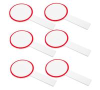 ZUNOXAZ 6 pezzi Palette Voto Cancellabili Lavagne Piccole Monofacciali per Punteggio e Votazioni Lavagnette Portatili per Giochi e Attività Scolastiche Design e Facile Usare