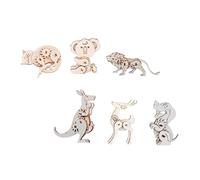 ZUNOXAZ 6sets Puzzle Giocattoli Educativi Per Assemblaggio Cane Leone e Antistress Per e Adulti