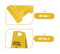 ZUNOXAZ 7 Miniature Dollhouse Warning Signs Realistic Wet Floor Caution For Fairy Garden Decoration Safety Education