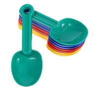 ZUNOXAZ 8 Palette Spiaggia per Anni Giocattoli Estivi Leggeri in Plastica Colorata Rosso Giallo Blu Verde per Sabbiera Spiaggia e Gioco all