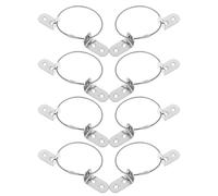 ZUNOXAZ 8 Pezzi Di Ancoraggio Antiribaltamento Per Mobili Ancoraggi Di Sicurezza Per Armadietti Kit Di Sicurezza Per Elementi Di Fissaggio A Parete Per Mobili Ancoraggi