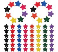 ZUNOXAZ 80 Pezzi Adesivi magnetici con stelle magnetici per la classe magneti per ufficio a bordo della cancellazione a secco adesivi per frigorifero magnete da frigorifero