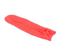 ZUNOXAZ Accessorio Halloween Lingua Artificiale Lunga in Gomma Prop Decorativo Realistico Rosso per Costume Strega e Cosplay