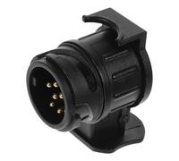 ZUNOXAZ Adattatore Presa Rimorchio 13 a 7 Contatti Convertitore Elettrico in Plastica e Rame Resistente e Facile da Installare per Veicoli Traino e Caravan