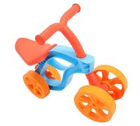 ZUNOXAZ Bicicletta senza Pedali per 1-3 Anni a 4 Ruote Robusta e Sicura, Giocattolo per Stabilità e Coordinazione Motoria, Adatta a Primi Passi e Sviluppo Capacità Motorie