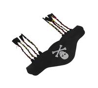 ZUNOXAZ Cappello Pirata Con Treccia Per Costume Accessorio Per Halloween e Feste Tema Per Adulti e Ragazzo Ragazza Costume Autentico Da Pirata Con Lunghe