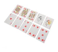 ZUNOXAZ Carte da Gioco e Divertirsi in Braille per Non Vedenti in Plastica Giochi di Carte Formato Comodo e Versatile per Apprendere Braille