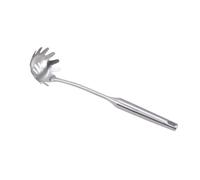 ZUNOXAZ Cucchiaio per Spaghetti in Acciaio Inossidabile Spessore Rinforzato Mestolo per Pasta Design Antiscivolo e Resistente alla Ruggine Adatto per Linguine e Tagliatelle per Appendere