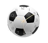 ZUNOXAZ da Parete Calcio Design Acrilico Silenzioso con Arabi Grandi per Camera Studio Decorazione e Facile Installazione