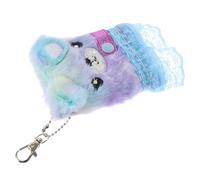 ZUNOXAZ Diario Ragazza Peluche Cartoon Notebook Morbido Portatile con Righe per Scrittura e Pensieri Quaderno Fluffy per Viaggi e Regali